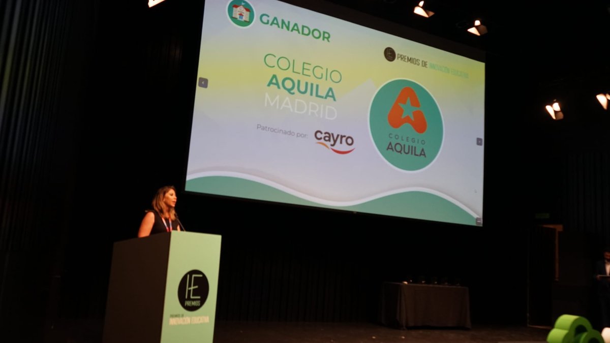 🏆 El ganador de la categoría "🏫 Formación del profesorado" es... 

👉 <a href="/ColegioAquila10/">Colegio Aquila Parla</a> - Madrid

🎉 ¡Enhorabuena! 🎉

#PremiosIE23