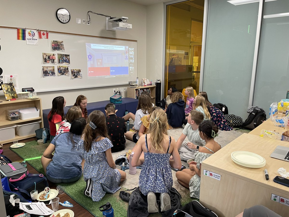 KerryKindermann's tweet photo. @heronscrossing is fired up for the #rvsed annual Middle School #battleofthebooks!@LifeInTheLLC https://t.co/xQjLVHA7BR
