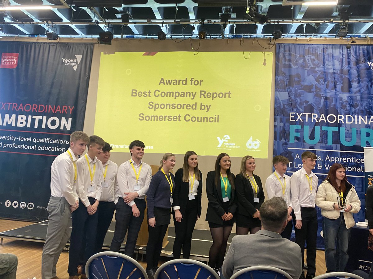 Our brilliant ⁦<a href="/TKASA6th/">TKASA Sixth Form Centre</a>⁩ ⁦<a href="/youngenterprise/">Young Enterprise</a>⁩ company scooped three awards at the county finals today. Very proud of you all. Thanks again to Mrs Semple for supporting the trip and ⁦@Bakkavor⁩ and ⁦<a href="/DaveBaumFinance/">David Baum</a>⁩ for supporting the programme