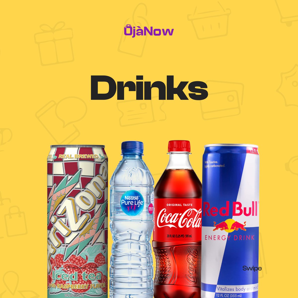 ojanowapp's tweet photo. What Items do you need from the Oja Now App Today?
#Ojanow #fastdelivery #lagosbusiness #skincare #groceries #alcohol #snacks #drinks https://t.co/j3LNrKxCmk