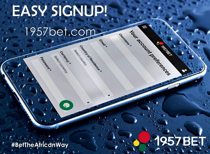 1957Bet's tweet image. Get ready to win big every day with 1957bet! 💰🤑
Our easy signup process is just a few taps away, so you can start betting in no time. Join us today and experience the thrill of victory. 🏆

Sign up now 📲 bit.ly/3Pwb4mc

#1957bet #EasySignup