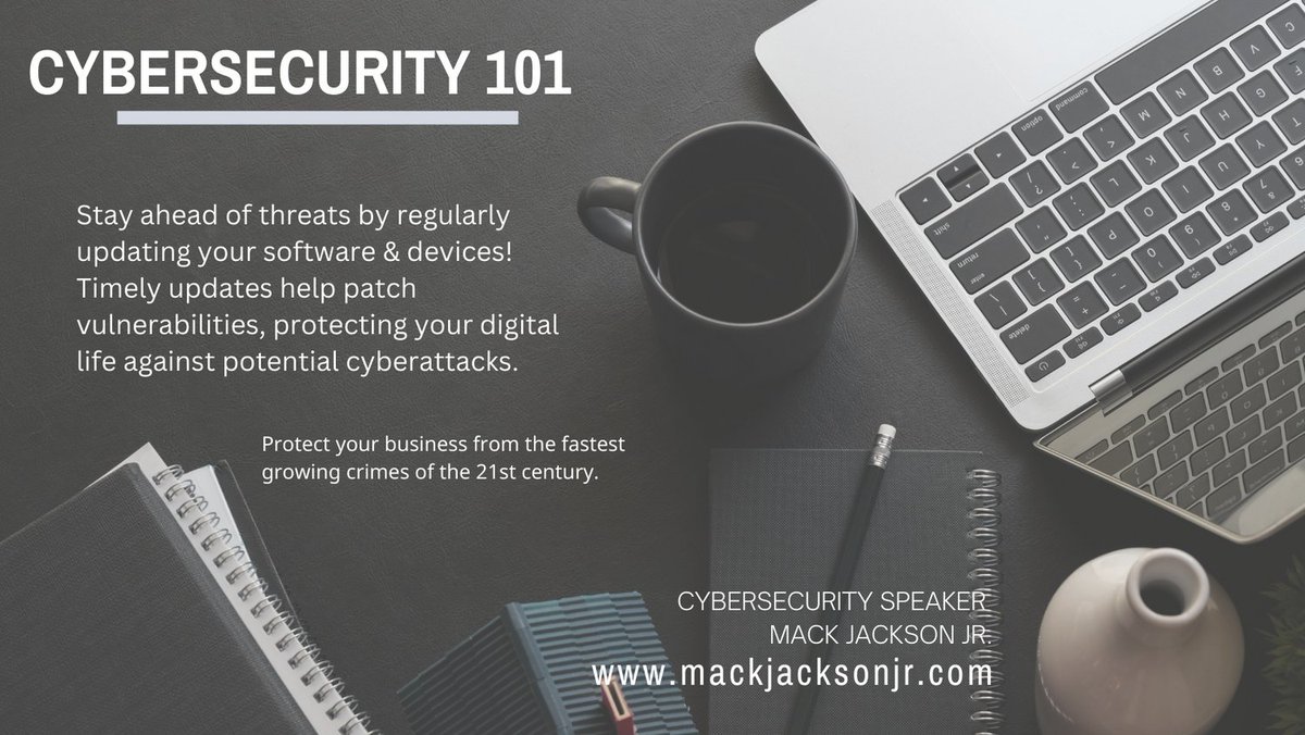 MackJacksonjr's tweet image. 🔧📲 Stay ahead of threats by regularly updating your software &amp;amp; devices! Timely updates help patch vulnerabilities, protecting your digital life against potential cyberattacks. Don&apos;t delay—update today! 💻🔒
 #CybersecurityTip #SoftwareUpdates #StayProtected