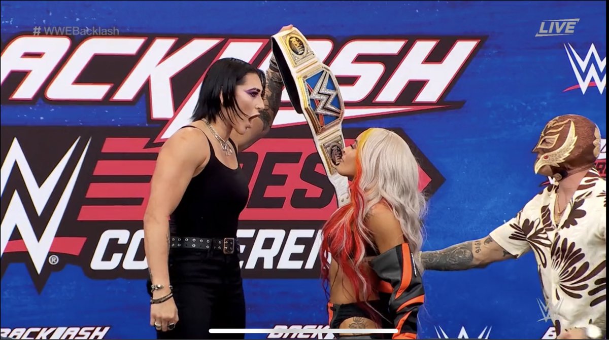 Let’s see you take this from me, tomorrow night. I will break you. And I will embarrass you in your very own home. 

I look forward to that, you will fall to the Judgment Day.