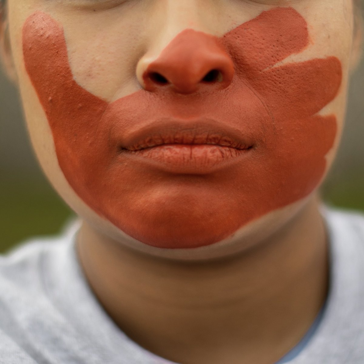 A red hand over the mouth has become the symbol of the MMIW movement. A representation for all the missing sisters whose voices are not heard. Sadly, murder is the third leading cause of death for Native women. Together, let's speak up. Together, we're more. #MMIW