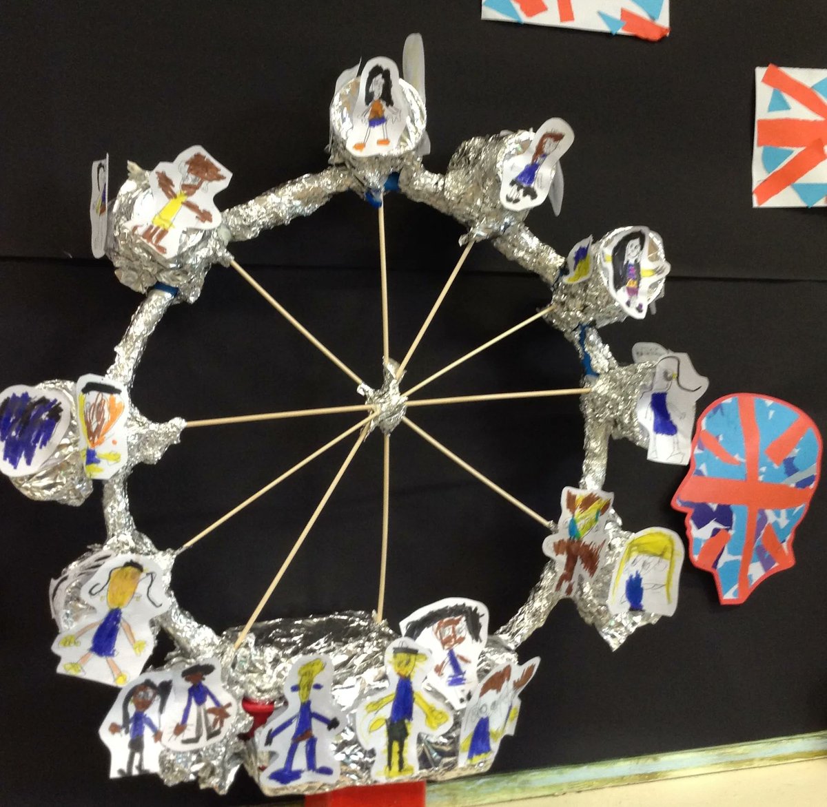 BlowersGreenPri's tweet photo. Reception have had a fantastic coronation day. Look at our fantastic artwork. Can you work out the famous London landmarks? #learningthatinspires #coronation https://t.co/ZQSiI5YdMe