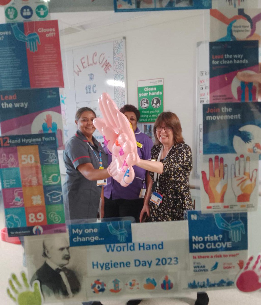 Great end to a busy week, marking #WorldHandHygieneDay and #InternationalDayoftheMidwife, bring on next week when we can celebrate #InternationalNursesDay2023
