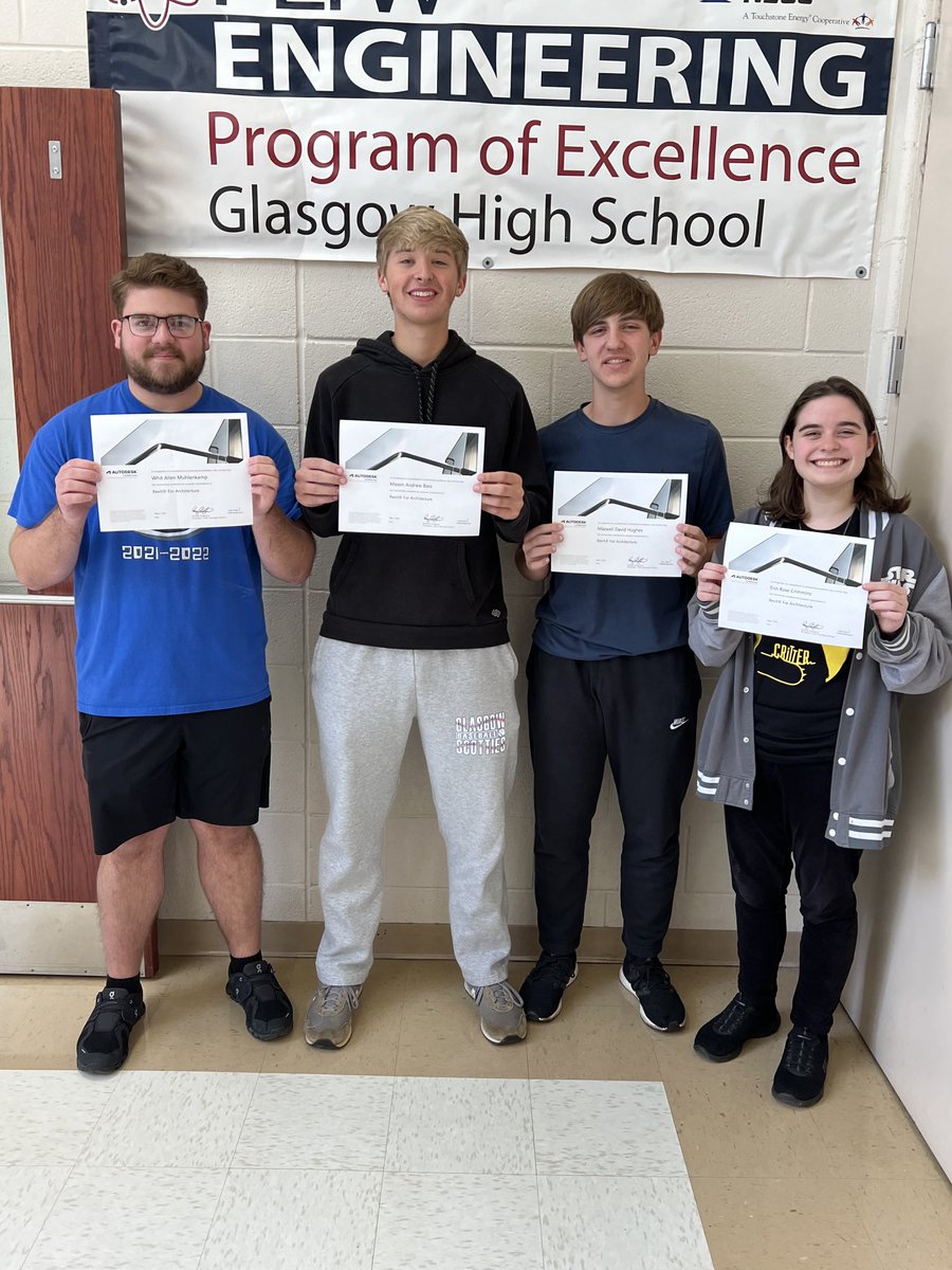 These folks went 4 for 4 on passing Autodesk Revit Certified User exam! #industry certified