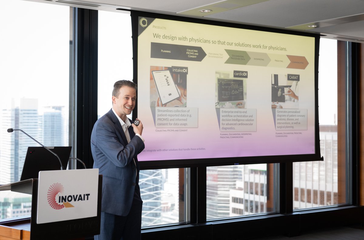 INOVAITCanada's tweet photo. #ICYMI Last week, we hosted our first in-person and 4th Annual #INOVAITDiscoveryForum⭐️ at @TorysLLP . We were incredibly fortunate to have Dr. @Deepakkauramd as our #KeynoteSpeaker. You can read a full recap of the event here: https://t.co/SNh8hxo8fO https://t.co/QNlgH7Iq6C