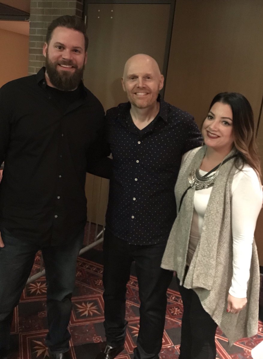 BatorMatt's tweet photo. Quick story @billburr .Saginaw MI 2018. Great show. Bridge jokes. Military heroes. Loved it. My girlfriend made me 2nd guess about buying a poster so I had to wait longer for meet and greet after. Then I got star struck and froze like a big idiot. Thanks for being cool though. https://t.co/KWsWg4cfIC