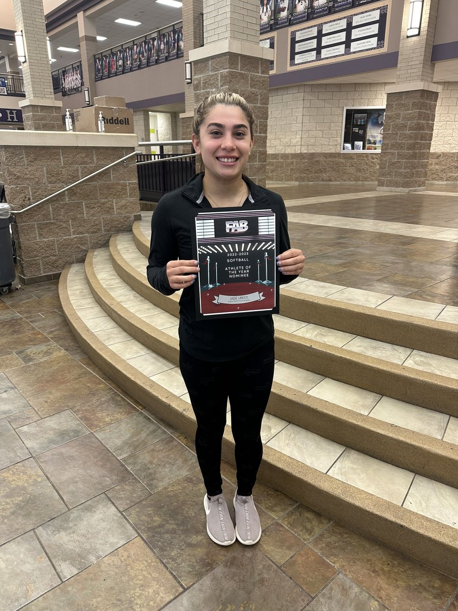 Coach Lindsey Gage (Lacy) (@lindseygage5) on Twitter photo So proud of you <a href="/jade_uresti/">Jade Uresti</a> ! Jade was nominated for the FAB Awards Softball Player of the Year! So proud of you <a href="/jade_uresti/">Jade Uresti</a> ! Jade was nominated for the FAB Awards Softball Player of the Year!