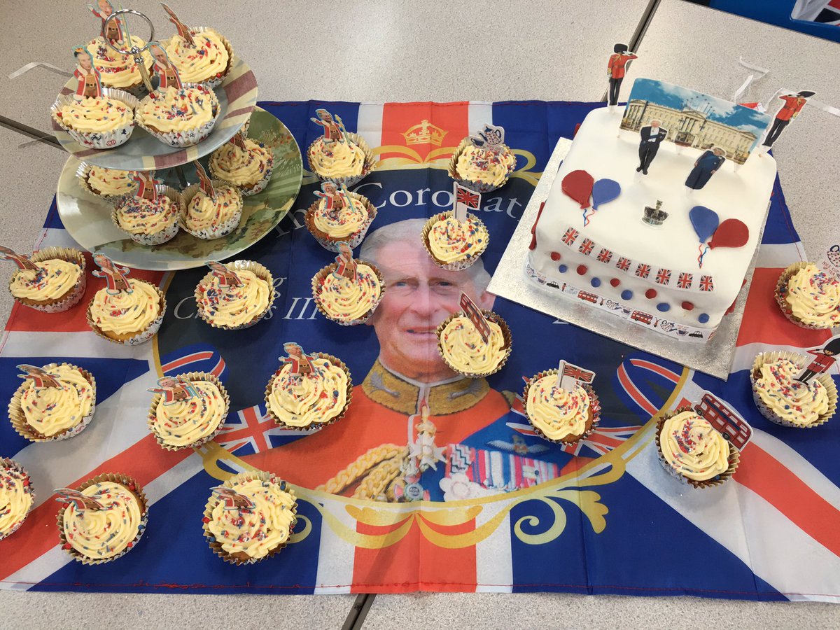 SamCThomas78's tweet photo. 1st, 2nd and 3rd place in the King’s Coronation Cake Creation Competition! KS2 category @MiltonPrimary17 https://t.co/V3p5YAcXPB