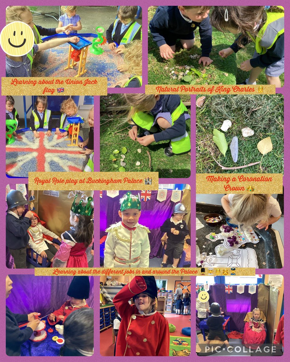 This week, we have been preparing for the #Coronation of #KingCharles &amp; learning all about life as a Royal! Today, walked to town see the Coronation yarn bombings🧶 It was exciting recap all of our learning from the week with all of the yarn bombs we found in Haverfordwest!👑