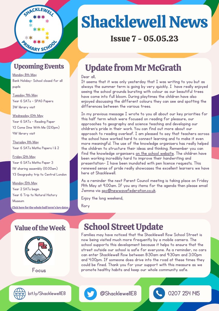ShacklewellE8's tweet image. 📢 This fortnight's bulletin is live!

👆🏽 Click the link to read what has been going on at Shacklewell

bit.ly/SW050523

#NWFed