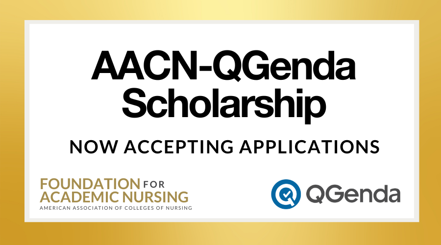 Exciting news for #nursing students at AACN member schools! We've partnered with <a href="/QGenda/">QGenda</a> to launch a scholarship program to support new nurses and those seeking to advance their education. The program will award nearly $50k in scholarships through 2025: aacnnursing.org/news-data/all-…