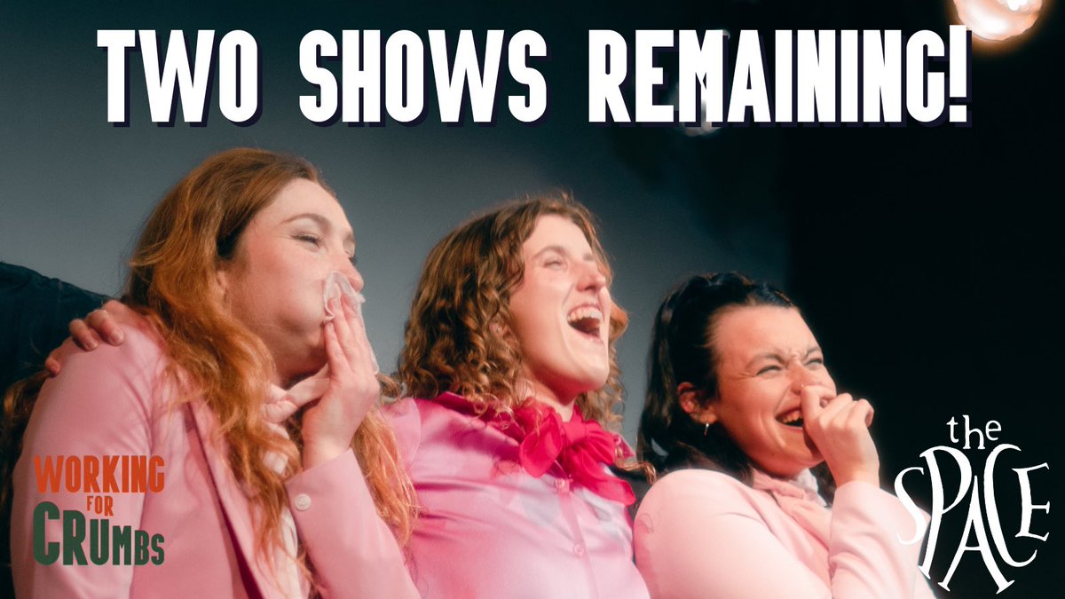 TONIGHT &amp; TOMORROW are you last chances to see ‘Working for Crumbs’ 📣‼️

Don’t miss out on this OFFIES NOMINATED PRODUCTION! 

5th &amp; 6th May remaining performances ⭐️

7:30pm - The Space - Isle of Dogs

BOOK - space.org.uk/event/working-…

@thespacetheatre