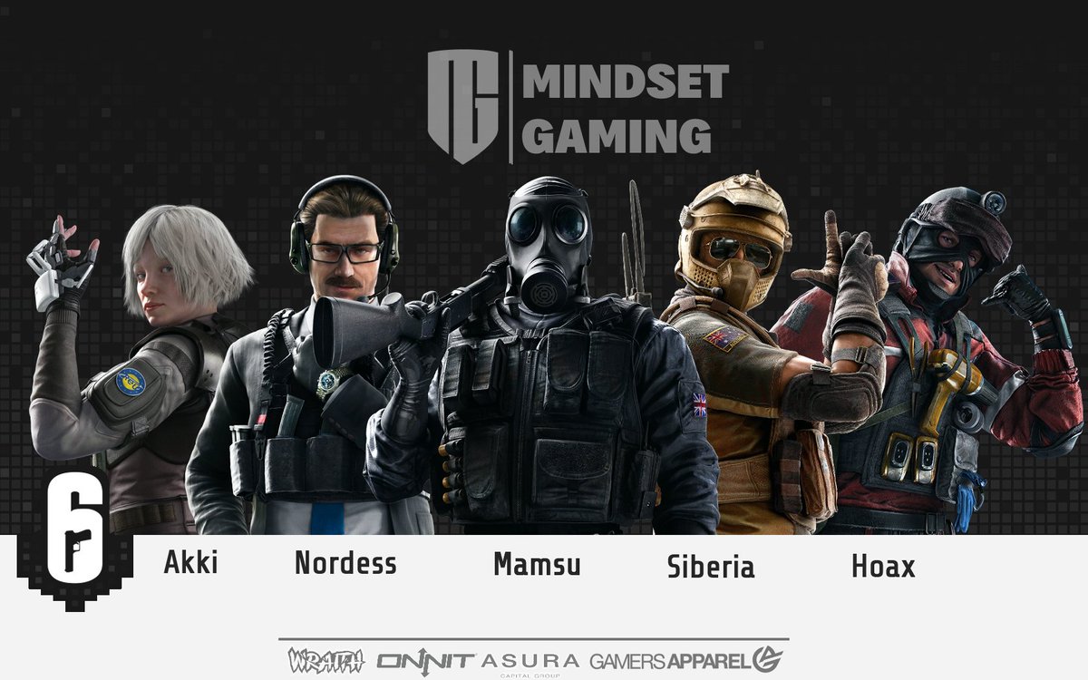 mindsetgamingeu's tweet photo. Welcome to our new @Rainbow6Game roster!

- @mamsuuu 
- @NordesszNoname 
- @SiberiaR6 
- @HoaxR6 
- @Akki_R6

#MSGWIN https://t.co/cbGQAJNHyo