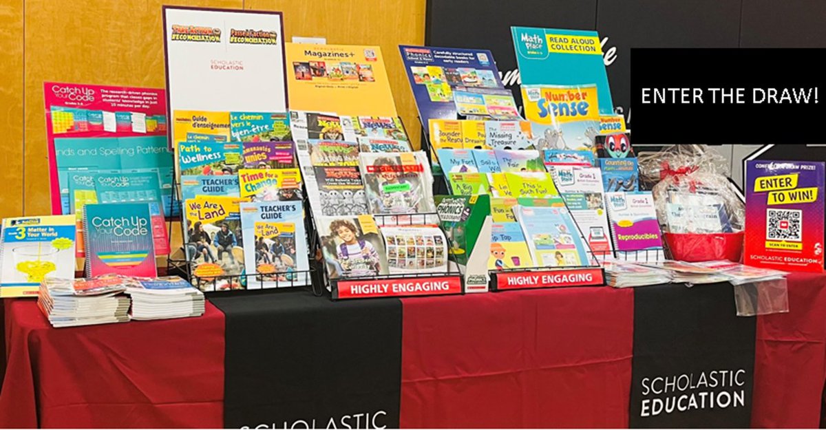 JMascarenhasED's tweet photo. We're also at the 2023 STA Convention in BC. Visit the Scholastic booth and see our engaging resources.
#STA36 #bced https://t.co/QmTGb6cPVw