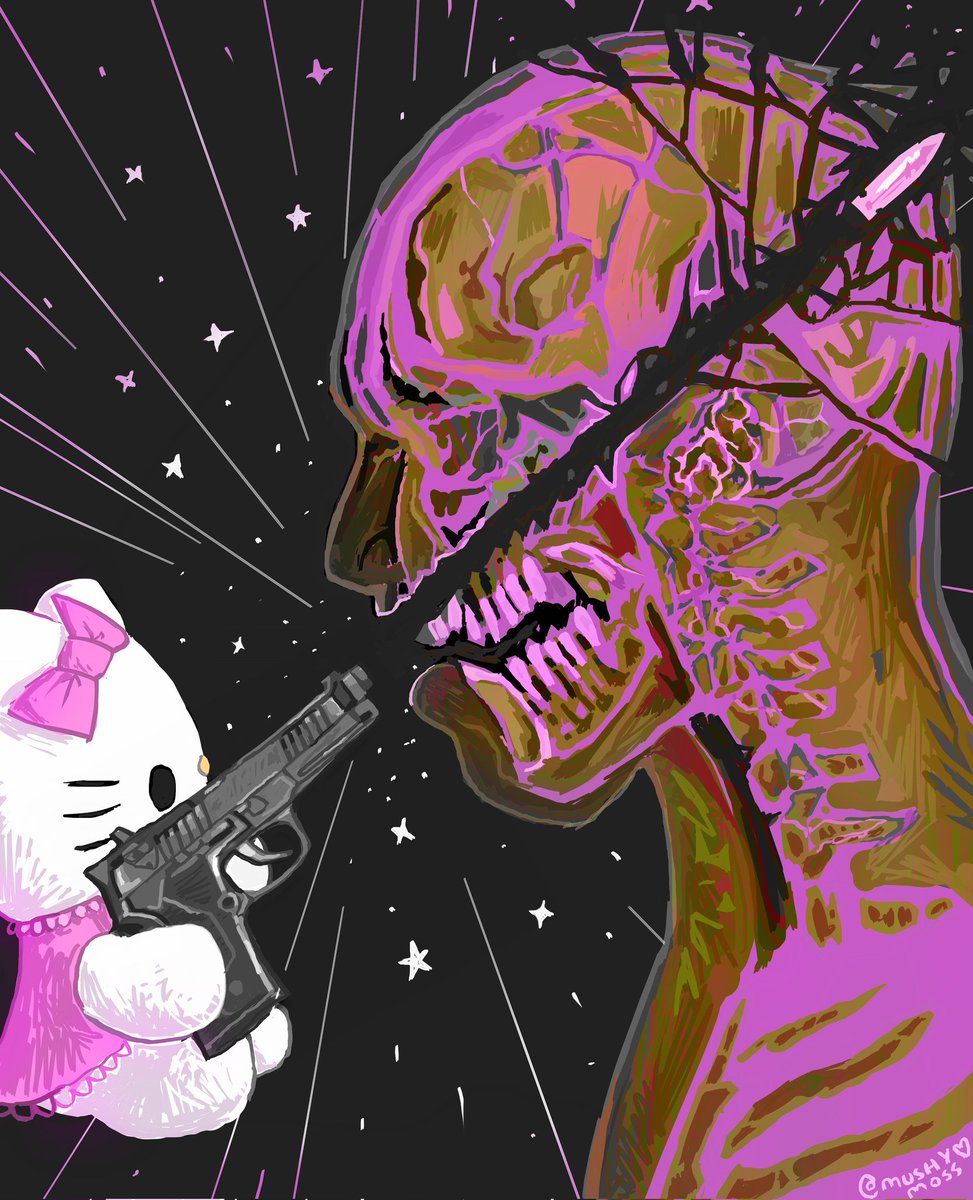 Hello kitty says watch your back