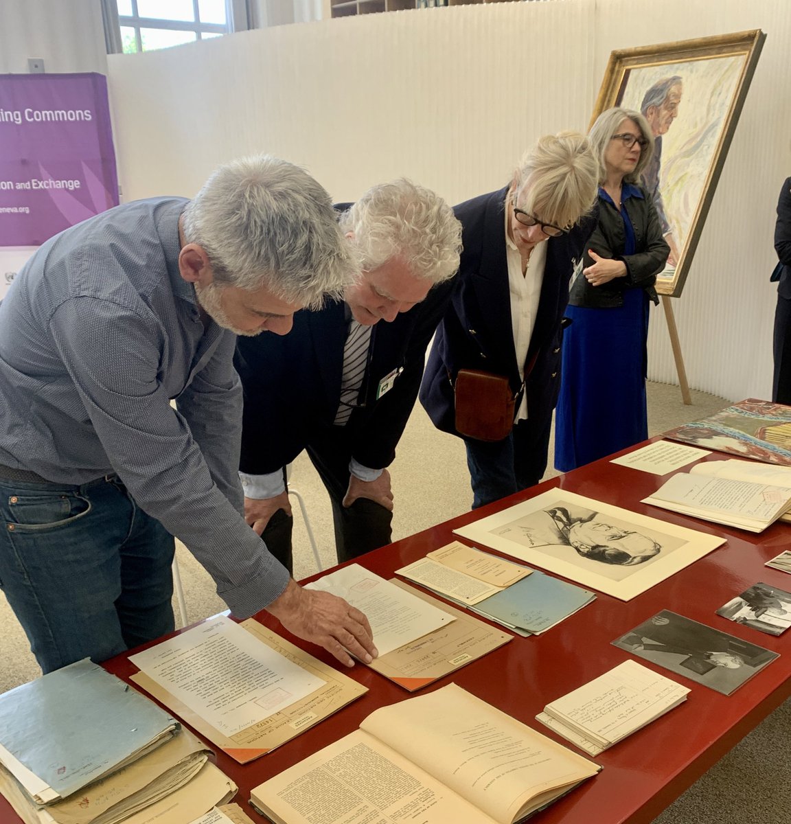Norway in Geneva 🇳🇴 (@norwayingeneva) on Twitter photo Norwegian statesman CJ Hambro was president of the Assembly of the League of Nations in Geneva in 1939.
This week grandson Edvard Hambro visited the Palais des Nations, exploring parts of Norway’s legacy in UN history 🇺🇳🇳🇴
Thank you <a href="/UNOGLibrary/">UN Library&Archives Geneva</a> for sharing archive treasures ✨ Norwegian statesman CJ Hambro was president of the Assembly of the League of Nations in Geneva in 1939.
This week grandson Edvard Hambro visited the Palais des Nations, exploring parts of Norway’s legacy in UN history 🇺🇳🇳🇴
Thank you <a href="/UNOGLibrary/">UN Library&Archives Geneva</a> for sharing archive treasures ✨