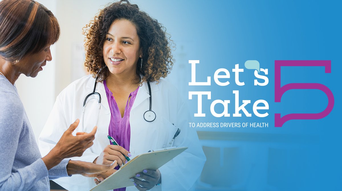 Let's Take 5 to Address Drivers of Health, a new initiative from @PhysiciansFound supports #physicians in addressing patients' DOH, like food security. Check out these resources to help integrate screenings in your practice: physiciansfoundation.org/drivers-of-hea… #SDOH