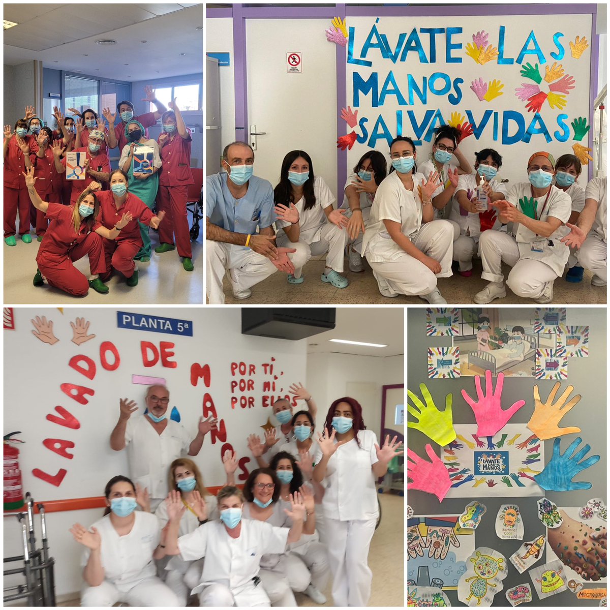 Susrv1968's tweet photo. 🏥En el #HospitalLaPaz todos estamos muy implicados en la necesidad de trabajar por una correcta #HigieneDeManos. 
🚿✋🏻Es una prioridad para prevenir #infecciones asociadas a la asistencia sanitaria y prevenir la diseminación de microorganismos 🦠 multirresistentes.
#HandHygiene https://t.co/3FyxNnN3oJ
