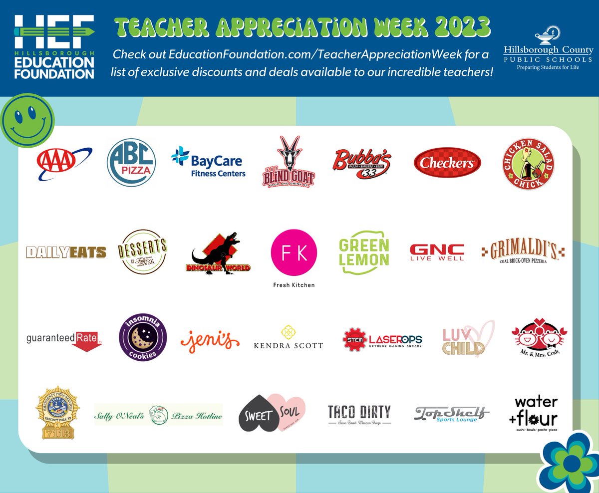 Who’s excited to celebrate all our AMAZING <a href="/HillsboroughSch/">Hillsborough Schools</a> teachers during #TeacherAppreciationWeek next week? We are!🎉