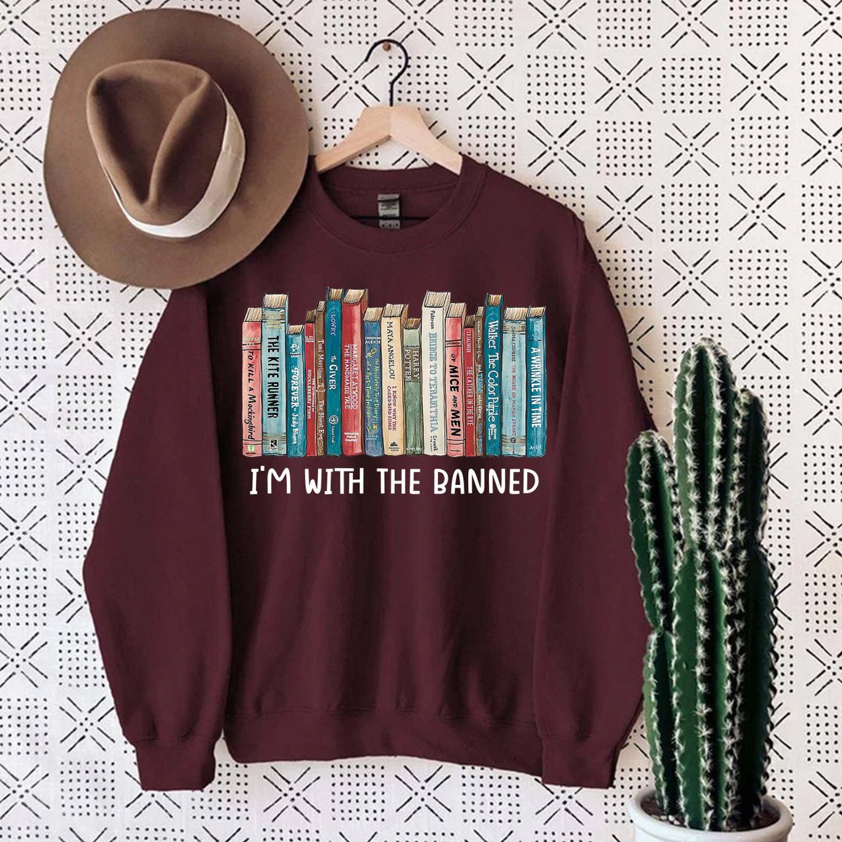 Excited to share the latest addition to my #etsy shop: I'm With The Banned Sweatshirt, Banned Books Shirt, Banned Books Sweatshirt, Unisex Super Soft Premium Graphic T-Shirt,Reading Shirt etsy.me/44BA6rN #shirtswithsayings #bannedbooksshirt #firstamendment #rea