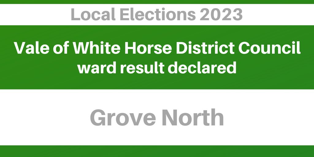 Vale of White Horse election results on Twitter "Ron Batstone (Lib Dem