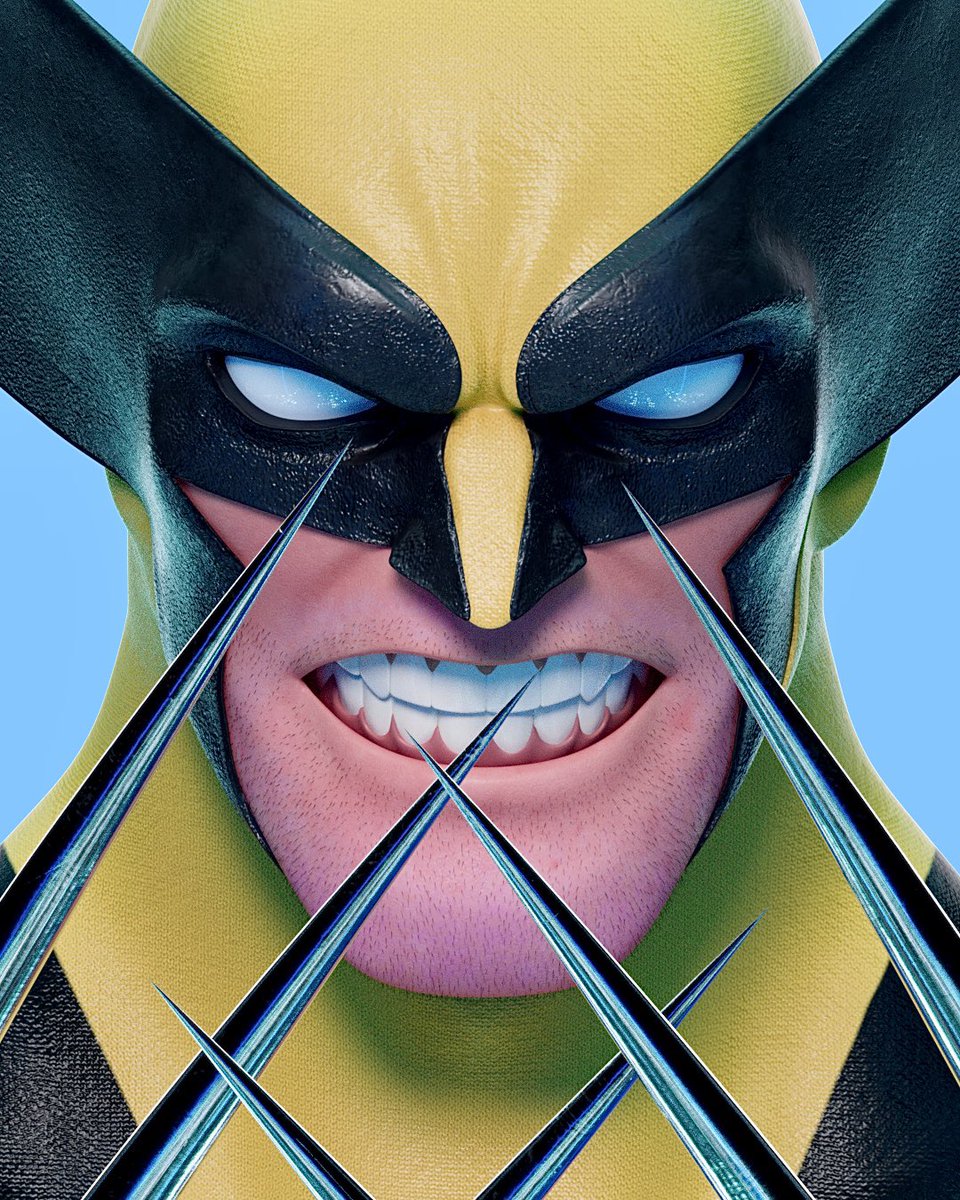 RickyBabaTweets's tweet photo. Wolverine from X-Men ❌ #xmen #wolverine #zbrush #madewithzbrush #disney #3Dart #marvel #skybox #topps #psacard https://t.co/eKmYDz3bqo