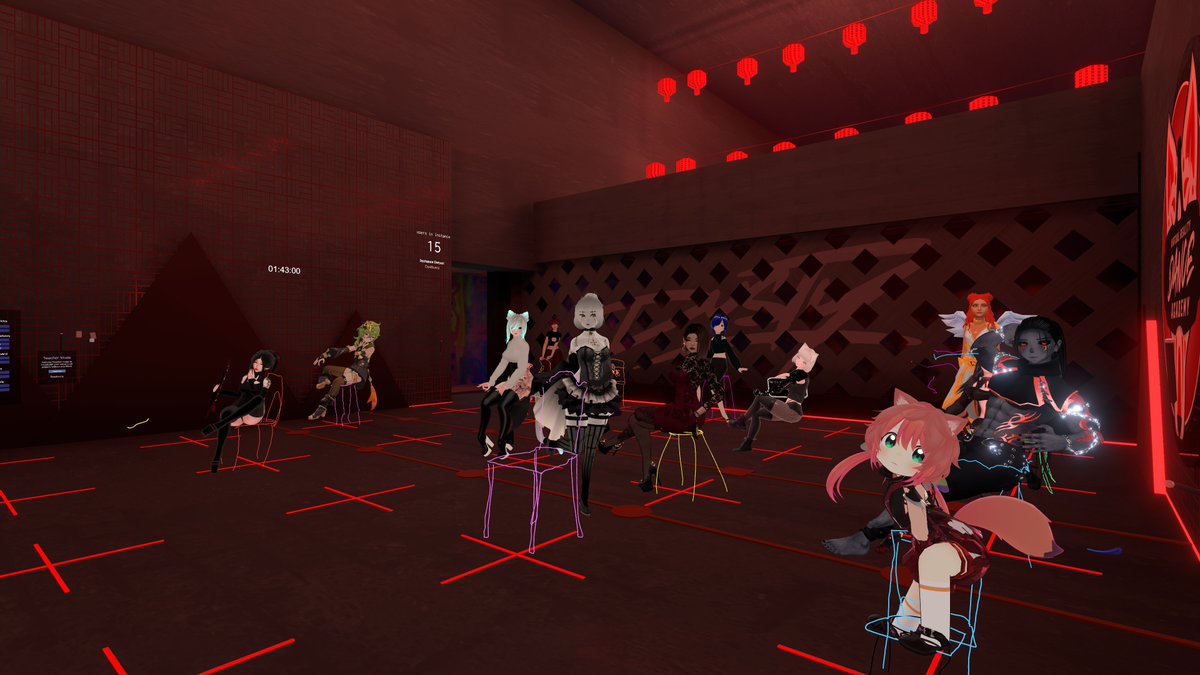 VRDanceAcademy's tweet photo. We learned how to dance with our IRL chairs in VR #Burlesque Class! π #VRChat #VRDancers https://t.co/Cx1V9zT6IR https://t.co/vsXlaBVvv1