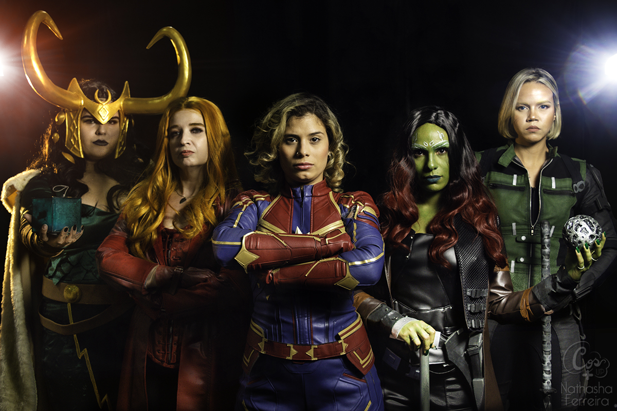 CosClick's tweet photo. A gente ama fotografar um grupo poderoso!
⠀
🎼 Lady Loki, Feiticeira Escarlate, Capitã Marvel, Gamora, Viúva Negra, Sr. Fantástico, Mercúrio, Doutor Estranho, Soldado Invernal e Doutor Destino @ Marvel Universe https://t.co/Z2VahGYKq0