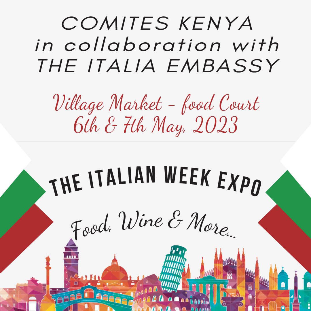 VillageMarket's tweet photo. Get ready to feast your eyes and your taste buds at the Italian Week Expo happening tomorrow & Sunday the 7th at the Village Market Food Court!π΄π
Entry is absolutely FREE! See you there!
#Italianweekexpo #vmevents #villagemarketnairobi https://t.co/OB4u4cSgng