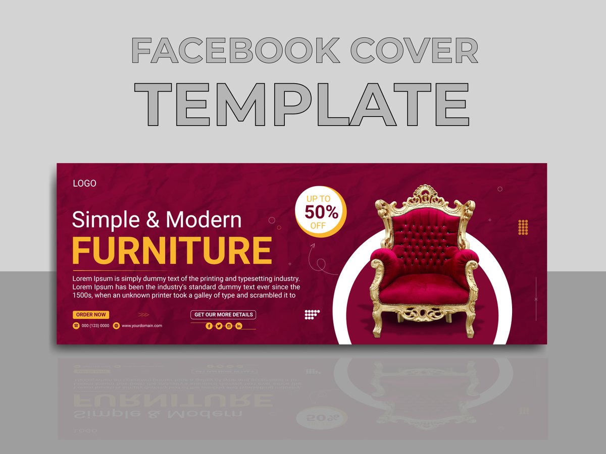 Are you looking for a professional Facebook Cover Design? If yes stop here,this is a corporate facebook cover design template for you business.
Check out my portfolio:- behance.net/ImMridulKD
Contact with me:- dasmridulkanti77@gmail.com

#Facebook #cover #socialmedia #design