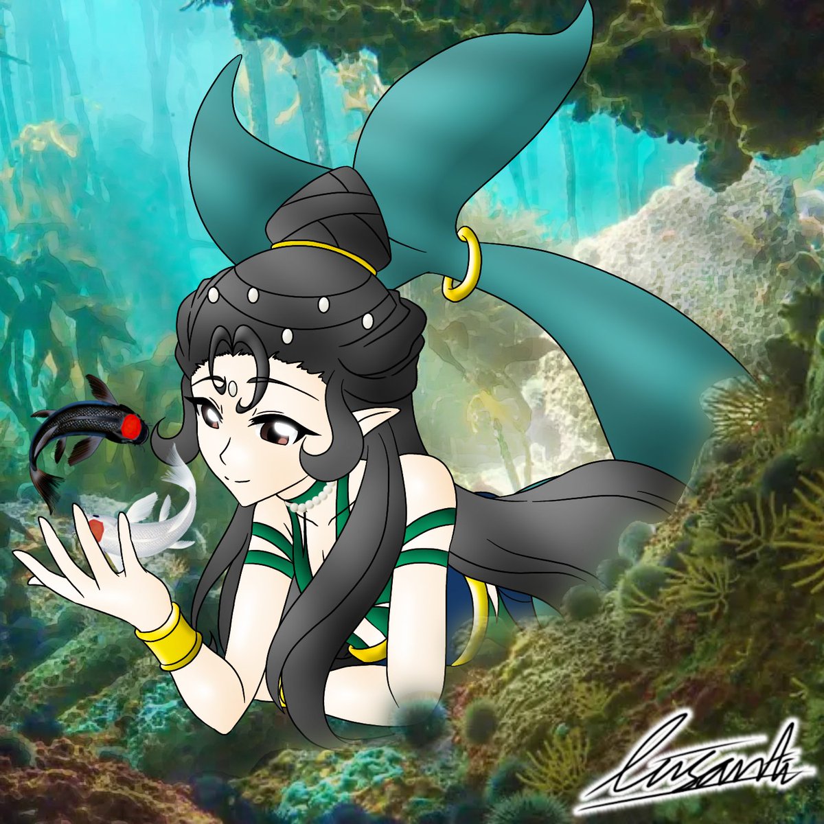 AKDSO5's tweet photo. Salam dengan OC merman baru aku, Arjuna Roronami.
•
#AKDS_OC
#ocsbase
#ocsbasemermay
#mermay
#mermay2023 https://t.co/h3JACgkXIZ