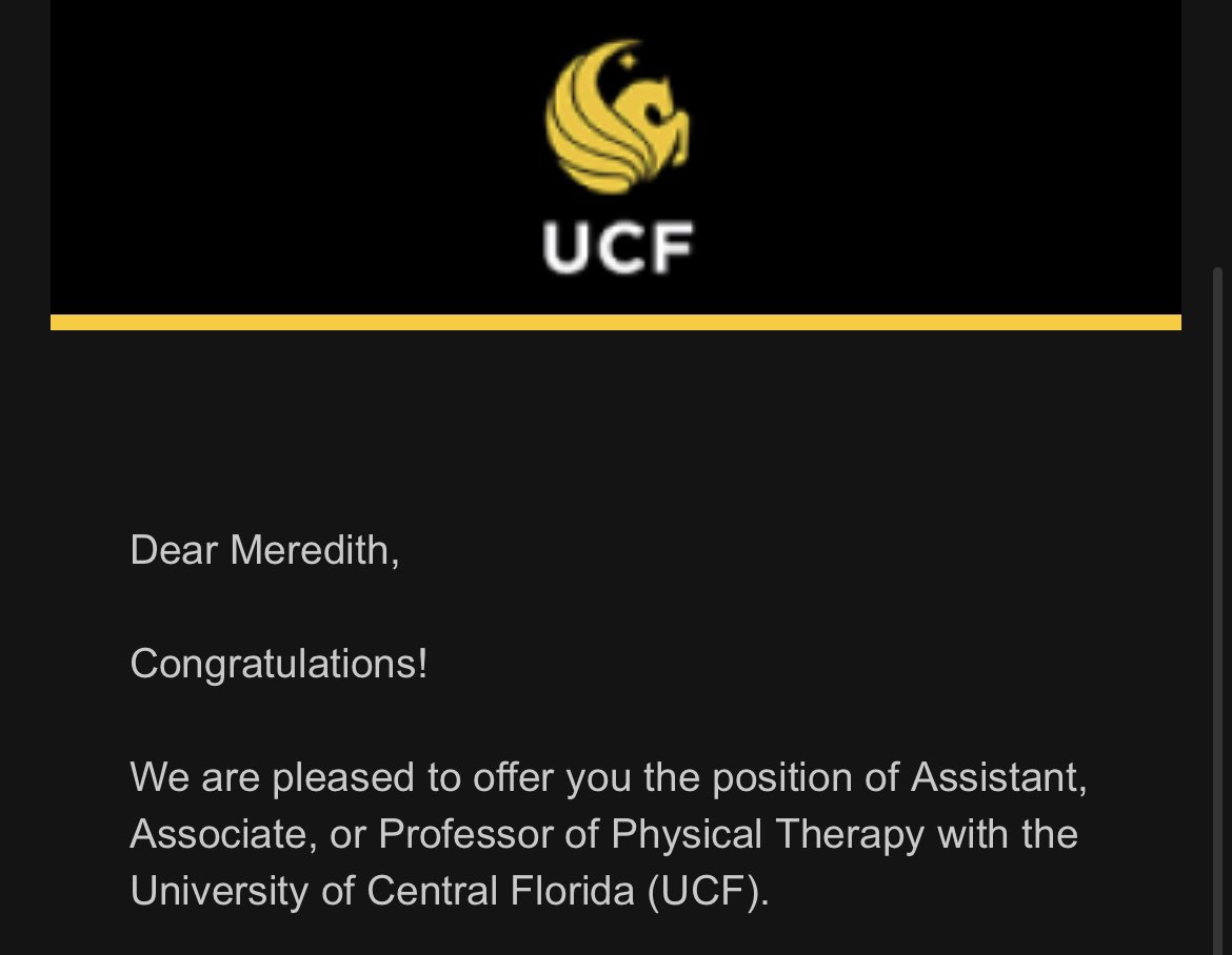 Meredith Chaput, PhD, DPT, SCS tweet media