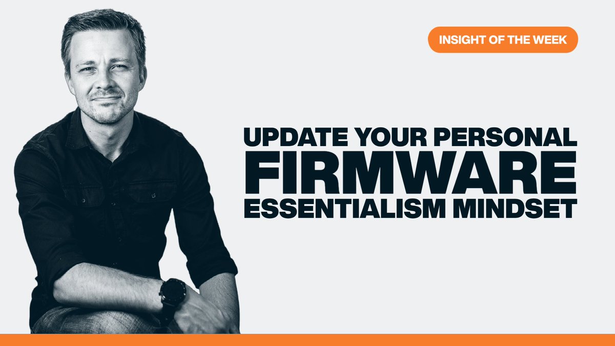 How to get things done as entrepreneur? - Essentialism ''Firmware'' Update - mailchi.mp/5d38757a4ae0/a…