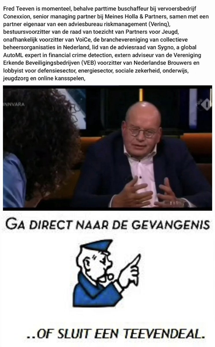 TvanT's tweet photo. meneer transparantie en de
nieuwe kleren van de keizer

OVER (BEDRIJVIG) HEID
#CirculaireGraaiKultUur
#DutchHungerGames
#StaatsOntvoeringen
#ModerneSlavernij
#NevenFuncties
#BusjeKomtZo
#RuleOfLaw
#Corruptie
#Vrijbrief
#Data

TRIBUNALITEITENTIJD
------------------------ https://t.co/9KTPqMQkfv