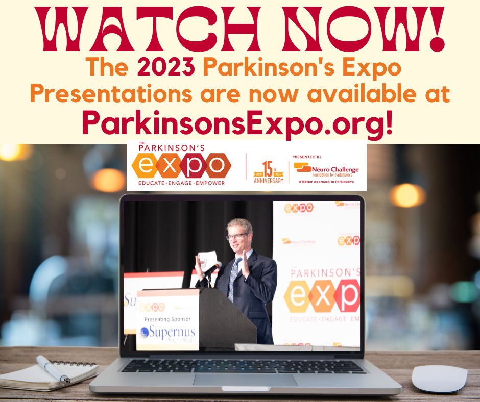 neuro_challenge's tweet image. Looking for something to watch this weekend? The Parkinson&apos;s Expo recorded presentations are a great way to educate and empower you on your Parkinson&apos;s journey. Visit ParkinsonsExpo.org and click on watch the 2023 presentations.
#NeuroChallenge