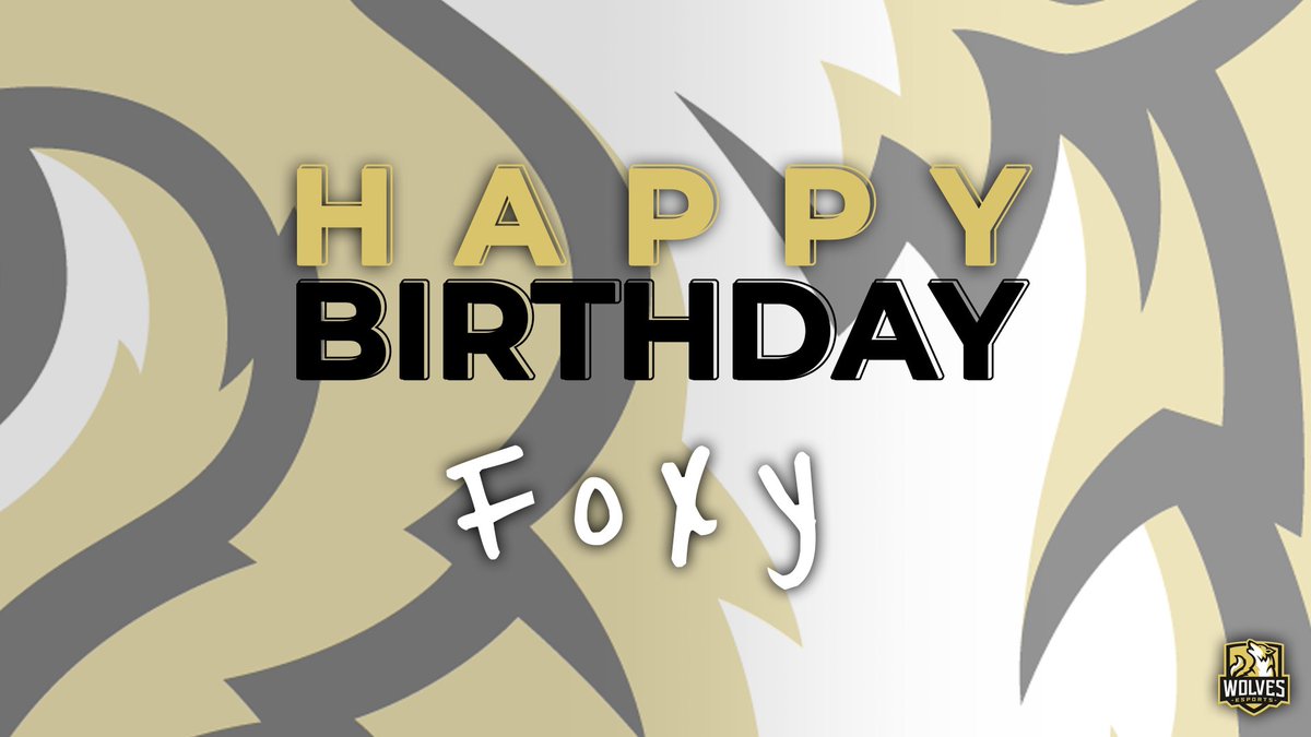 wolves_esports's tweet photo. Somehow we have a lot of birthday's these days which means..

Today, we say "Happy Birthday" to @Foooooxyttv 🥳🎉

She's been with us for quite some time now and we hope it continues to stay that way 🥰 https://t.co/TxLcOhFBC3