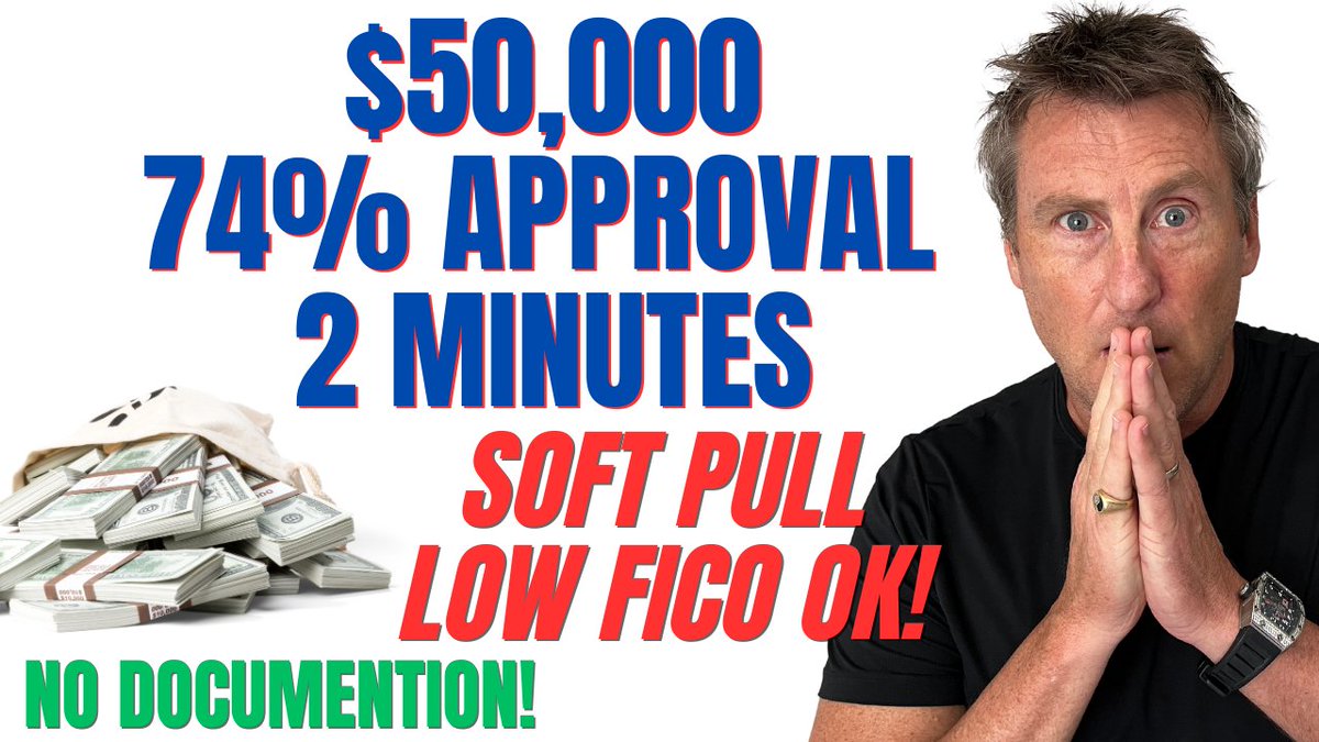 cartwright007's tweet photo. $50K to $500K NO DOC | Instant APPROVAL! | LOW FICO OK! Loans Not a Grant https://t.co/E0NElqgYIu via @YouTube #loans #badcredit #lowfico #loan #businessloan #businessLending #funding #capital #startup #entrepreneur #selfemployed #grants #freemoney https://t.co/VXa9s0j1E0