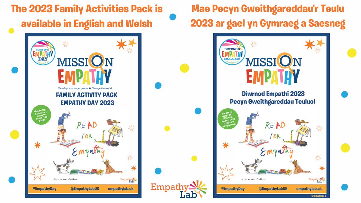 EmpathyLabUK's tweet photo. 🌟OUT NOW🌟

The Family Activities Pack has arrived! Download your free pack and have empathy-boosting fun with all the family 🥳

The perfect way to spend time together this Bank Holiday ☀️

https://t.co/4tFhC658vo https://t.co/abEBGZiQIb