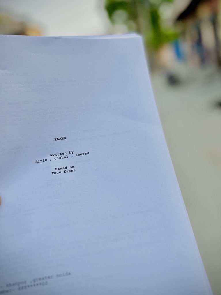 secondchance_1's tweet photo. SOON🎬🔥

#teamsecondchance #webseries #upcomingproject #script https://t.co/MqPAOjMRPm