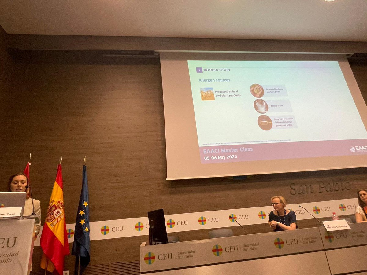 kathypose's tweet photo. Food processing causes more than just respiratory allergies. EAACI MasterClass 2023. @EAACI_HQ #eaacimasterclass2023 https://t.co/ES3Hfvpw1s