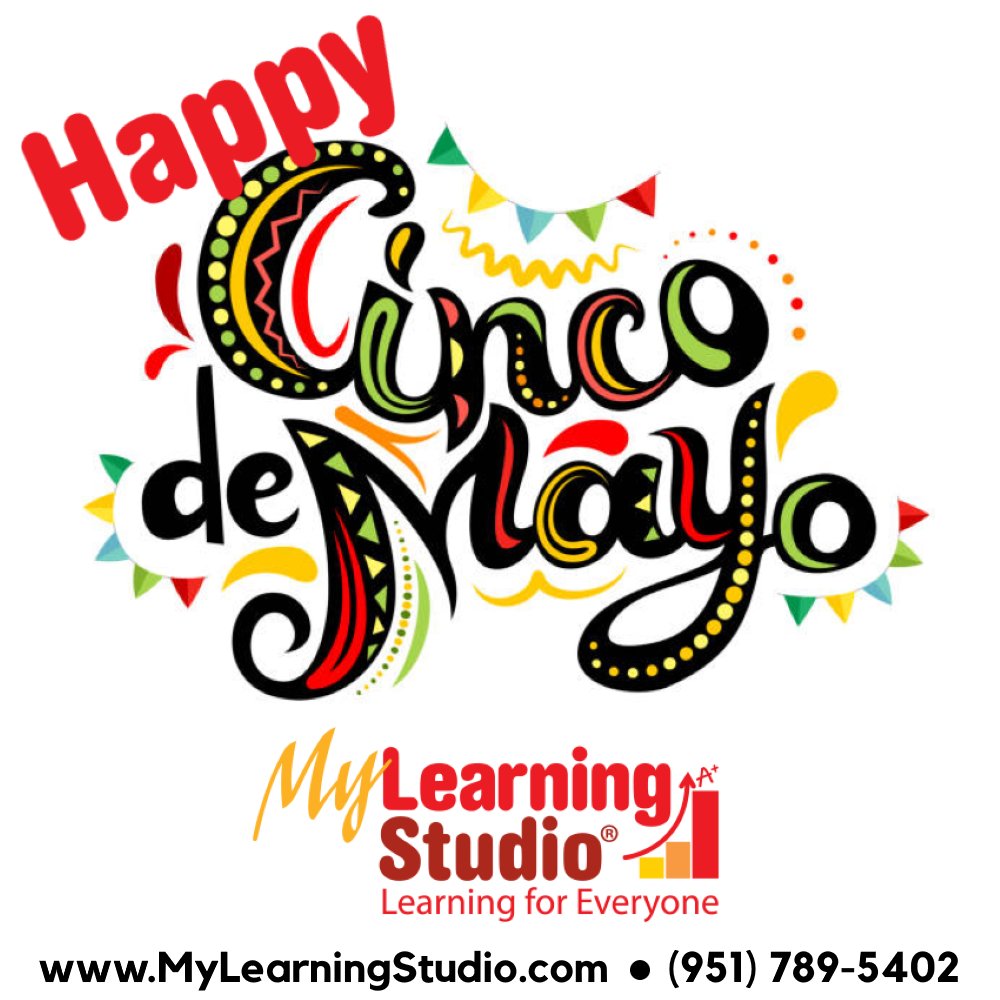 My_Learn_Studio's tweet photo. 🎉🌮🪅HAPPY CINCO DE MAYO from #MyLearningStudio!
Summer is fast approaching -- check out all our fantastic SUMMER PROGRAMS at https://t.co/Y2TgybT9Xi!
#tutoring #tutor #tutoringcenter #RiversideTutors #homeschool #RiversideCharterSchools #enrichmentcourses #summereducation https://t.co/Ptl5KOIN6S