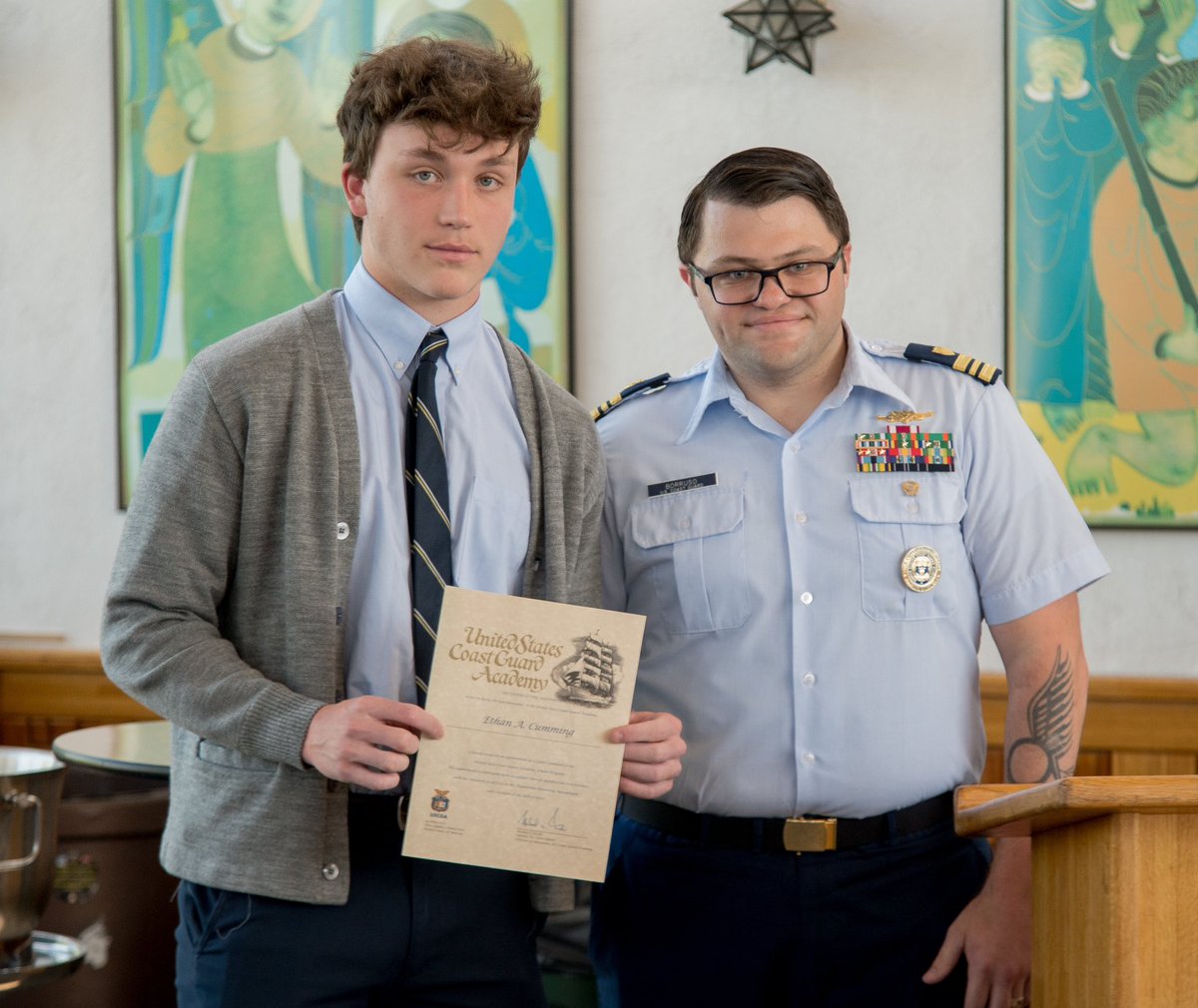 Congratulations to 🔥🐥🏈 @Ethancumming05 who signed his appointment to the elite Coast Guard Academy’s Scholars Program.  We can’t wait to see Ethan’s success on and off the field!!! #FirebirdFootball #FirebirdFoundation