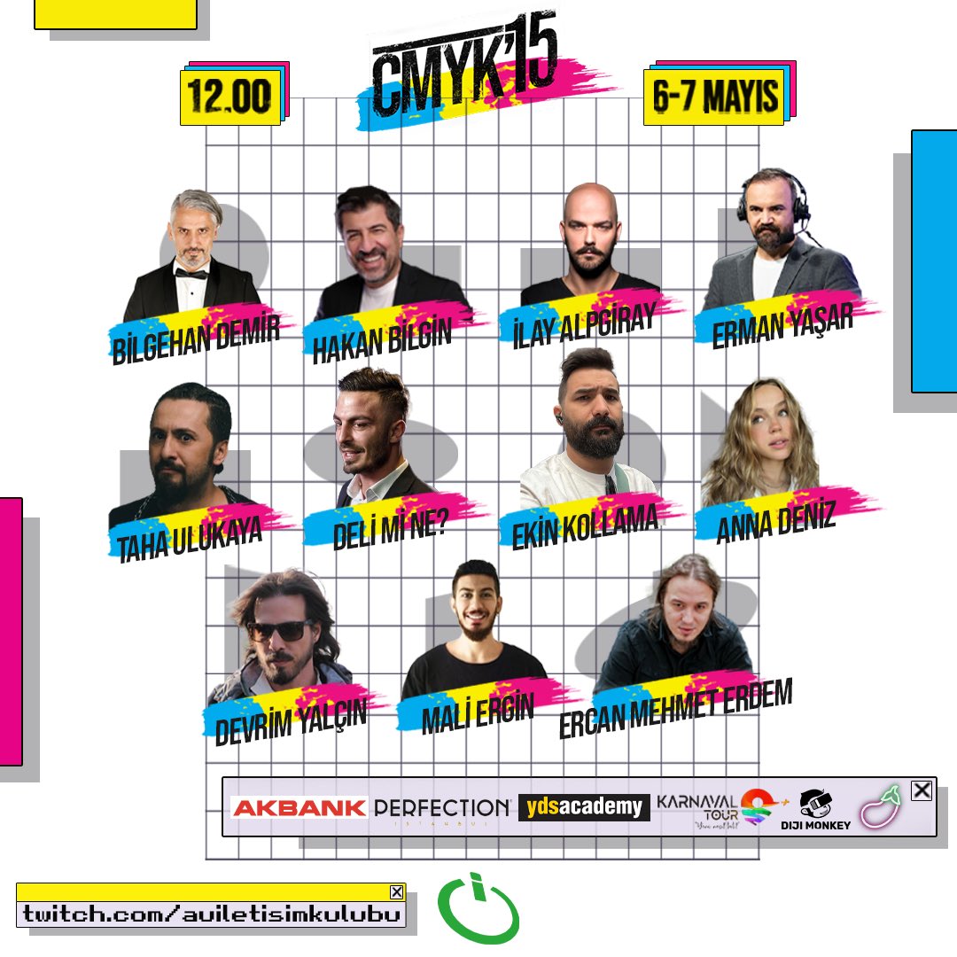 iletisimkulubum's tweet photo. ‘Medyanın tüm renkleri’ 15. yılında birbirinden değerli isimlerle sizlerle!

CMYK Medya Günleri’15 6-7 Mayıs tarihlerinde İletişim Kulübü Twitch hesabında 💚
 
#yenimedya #medya https://t.co/DhVgPE0D10