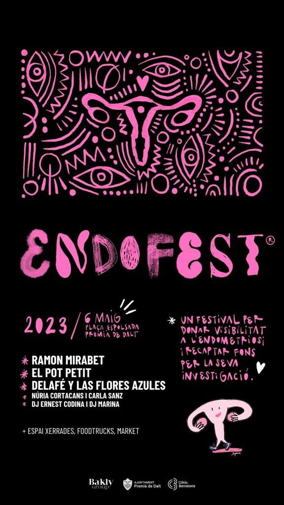 hospitalclinic's tweet photo. 🎉🥳Demà celebrem l'#Endofest! El festival de música per recaptar fons per investigació en #endometriosi.

Vine i gaudeix de les actuacions de @ramonmirabet_, @DFAmusic i @elpotpetit 💥🔝

➕ info 👉https://t.co/u7opsA8Rj7
@AmicsdelCLINIC 
@drfcarmona https://t.co/wcTnZ3TDS7
