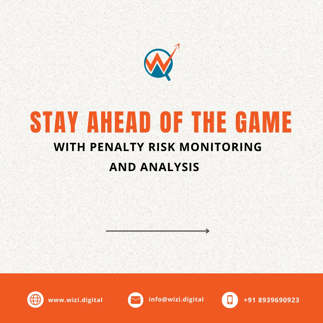 WiziLtd's tweet image. Penalty risk monitoring and analysis helps businesses stay compliant with search engine guidelines to prevent reputation damage and improve SEO.

#seo  #backlinkprofile  #onlinereputation  #seorankings  #learndigitalmarketing #digitalmarketingtips  #wizi  #wizitechnology