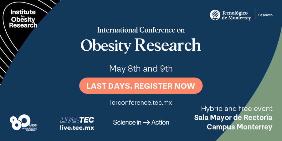 IOR_Obesity's tweet photo. Acompáñanos al Congreso Internacional de Investigación sobre Obesidad, donde expertos en el tema nos compartirán sus propuestas de investigación ante esta situación 
-Regístrate en https://t.co/4VnD8XV2p1
¡Nos vemos el 8 y 9 de mayo! Evento híbrido y sin costo #iorconference #IOR https://t.co/Efr6vHtNAk