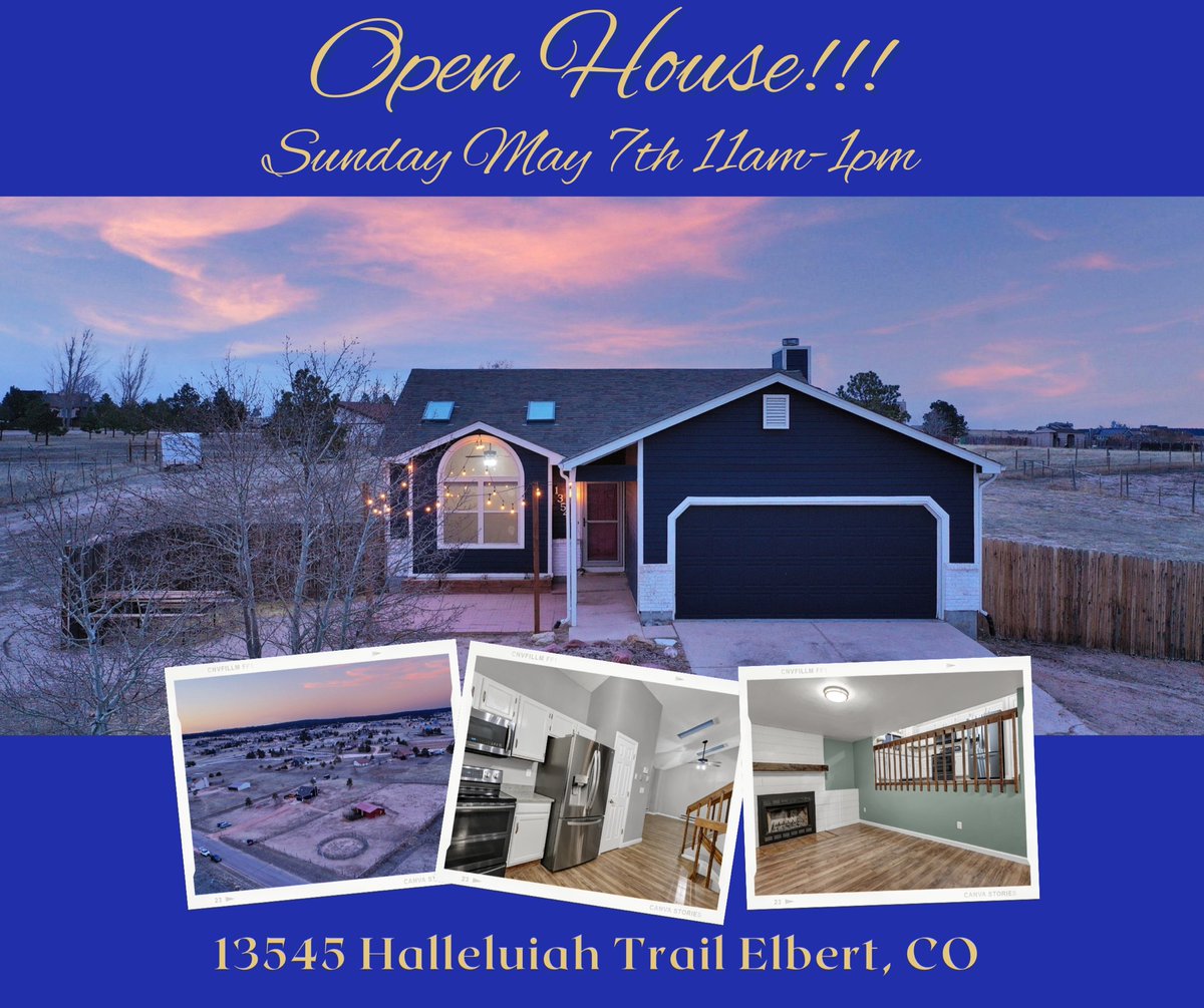 DevinSchlaufman's tweet photo. Come join me on Sunday to check out this fabulous horse property! Just minutes from town! See you there! 
#openhouse #countryliving #horseproperty #forsale #coloradosprings  #property #land #barn #realestatewithdevin https://t.co/yq8jDG5hyw
